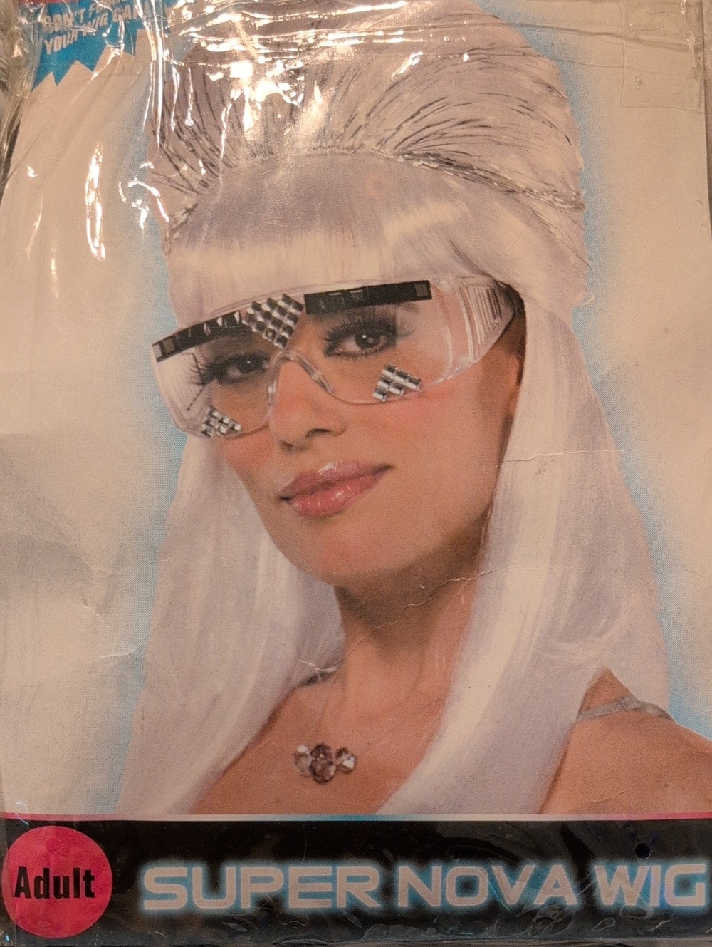 White Super Nova Wig Adult